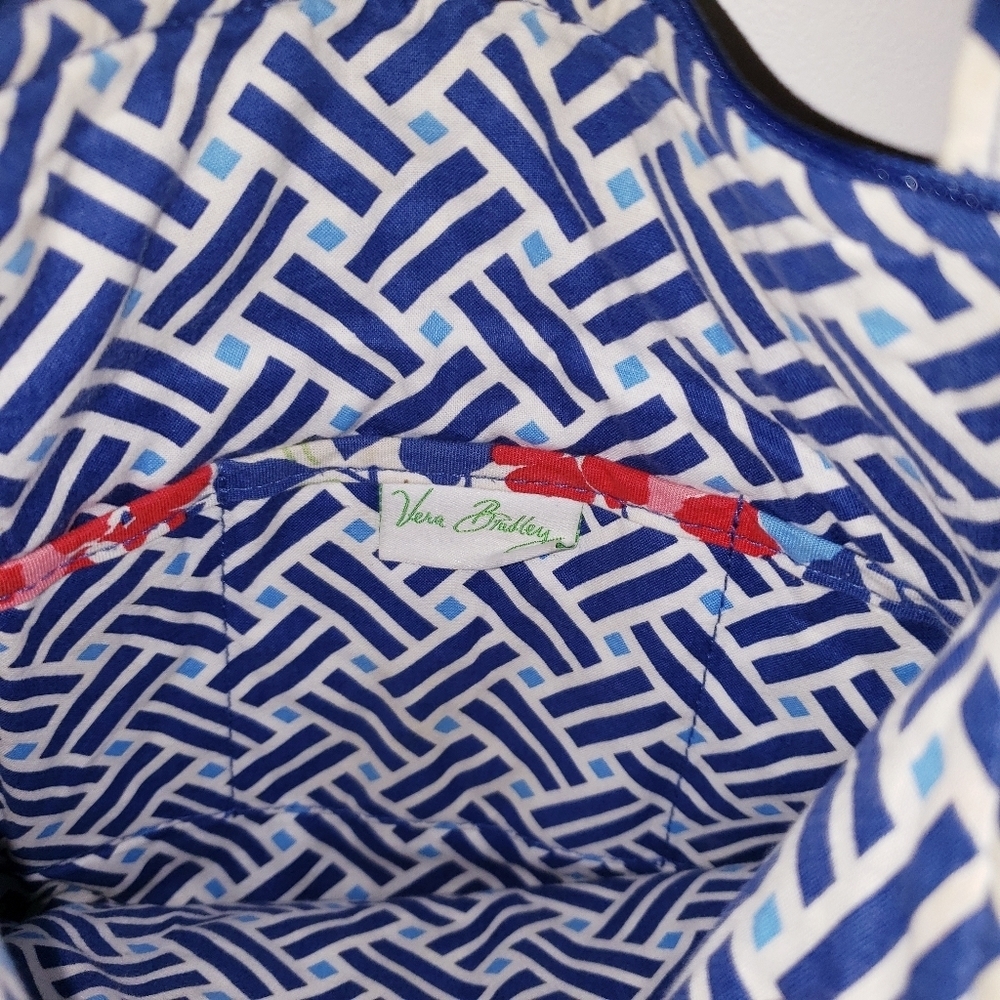 Vera Bradley Blue Floral Crossbody Bag - Picture 5 of 5